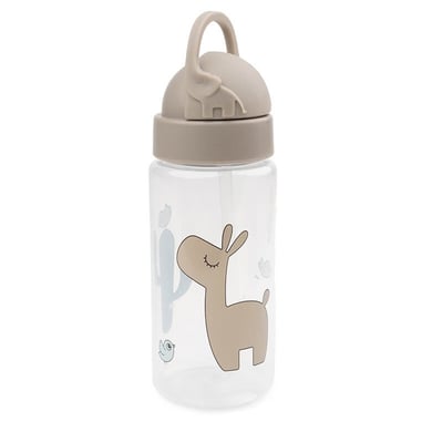 Done by Deer™ Trinkflasche mit Strohhalm Lalee Sand von Done by Deer
