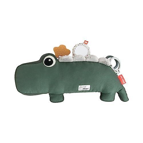 Done by Deer Spielkissen Croco Grün – Bauchzeit Babyspielzeug 0-6 Monate – Aktivitätsspielzeug Lagerungskissen Neugeborenen, sensorisches Spielen, Beißring - 100% recycelte Polyesterfasern Done by Deer Spielkissen Croco Grün – Bauchzeit Babyspielzeug 0-6 Monate – Aktivitätsspielzeug Lagerungskissen Neugeborenen, sensorisches Spielen, Beißring - 100% recycelte Polyesterfasern von Done by Deer