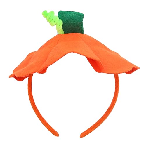 Doneace Halloween-Kürbis-Stirnband, Kürbishut, Haarband, Kürbisstiel, Haarreifen für Frauen und Mädchen, Halloween-Haarschmuck, Paraden, Party, Kopfbedeckung, Festival, Kopfschmuck, Zubehör, 1 Stück Doneace Halloween-Kürbis-Stirnband, Kürbishut, Haarband, Kürbisstiel, Haarreifen für Frauen und Mädchen, Halloween-Haarschmuck, Paraden, Party, Kopfbedeckung, Festival, Kopfschmuck, Zubehör, 1 Stück von Doneace