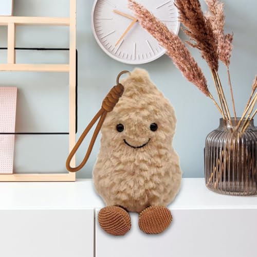 Erdnuss Plüschpuppe,17cm Erdnuss Kuscheltier,Erdnuss Schlüsselanhänger Plüsch Bag Charms,Süße Erdnuss Plüschtier Schlüsselanhänger Superweich Erdnuss Plüsch Puppe Kreatives Geschenk für Kinder Erdnuss Plüschpuppe,17cm Erdnuss Kuscheltier,Erdnuss Schlüsselanhänger Plüsch Bag Charms,Süße Erdnuss Plüschtier Schlüsselanhänger Superweich Erdnuss Plüsch Puppe Kreatives Geschenk für Kinder von Dongcill