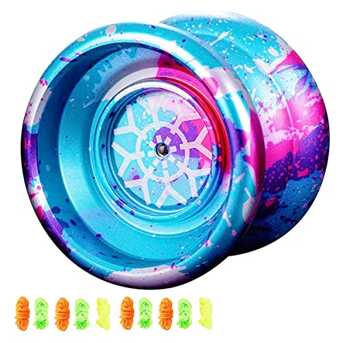 Dongger Yoyo No Response Yoyo Profi Yoyo für Kinder, Yoyos Ball für Anfänger Aluminium für Yoyos-Spieler Saiten mit 10 Yoyos Dongger Yoyo No Response Yoyo Profi Yoyo für Kinder, Yoyos Ball für Anfänger Aluminium für Yoyos-Spieler Saiten mit 10 Yoyos von Dongger