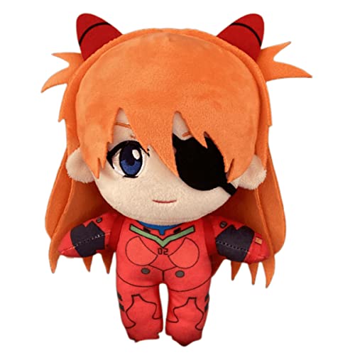 Dongsea Ayanami Rei 20cm Anime-Plüschfigur – Niedlicher Charakter im Manga-Design (7.8 Zoll) – Plüsch für Sammler, Kinderzimmer & Deko (Asuka Langley Soryu) von Dongsea