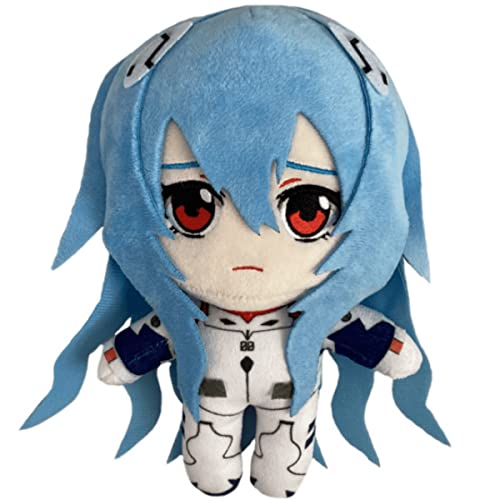 Dongsea Ayanami Rei 20cm Anime-Plüschfigur – Niedlicher Charakter im Manga-Design (7.8 Zoll) – Plüsch für Sammler, Kinderzimmer & Deko (Ayanami Rei 2) von Dongsea