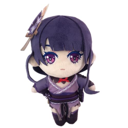 Dongsea Furina 20cm Anime-Plüschfigur – Niedlicher Charakter im Manga-Design (7.8 Zoll) – Plüsch für Sammler, Kinderzimmer & Deko (Raiden Shogun Baal) von Dongsea