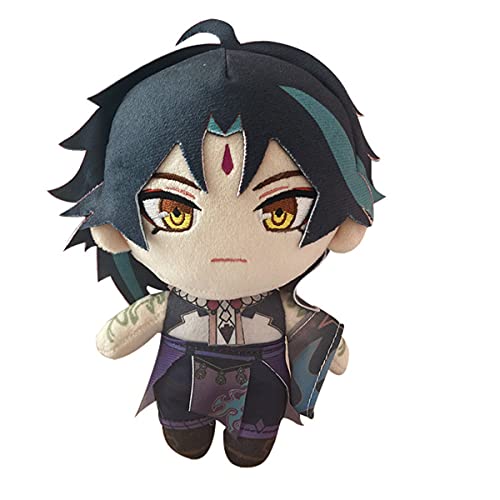 Dongsea Furina 20cm Anime-Plüschfigur – Niedlicher Charakter im Manga-Design (7.8 Zoll) – Plüsch für Sammler, Kinderzimmer & Deko (Xiao) von Dongsea