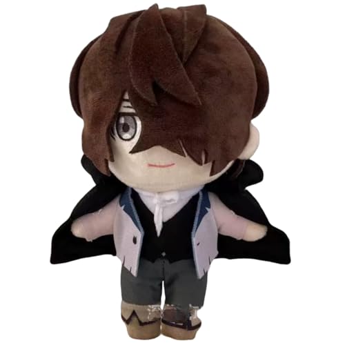 Dongsea dazai osamu 20cm Anime-Plüschfigur – Niedlicher Charakter im Manga-Design (7.8 Zoll) – Plüsch für Sammler, Kinderzimmer & Deko (Allan Poe) von Dongsea