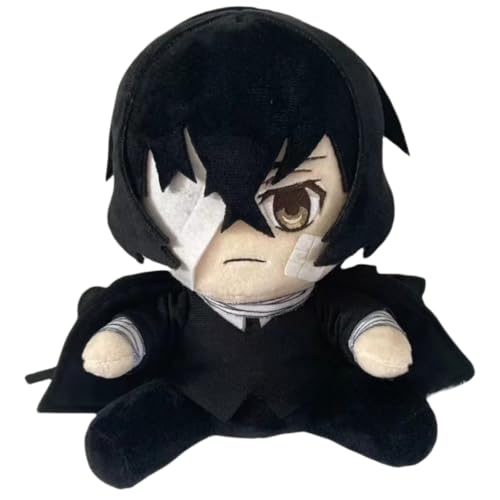 Dongsea dazai osamu 20cm Anime-Plüschfigur – Niedlicher Charakter im Manga-Design (7.8 Zoll) – Plüsch für Sammler, Kinderzimmer & Deko (dazai osamu 4) von Dongsea