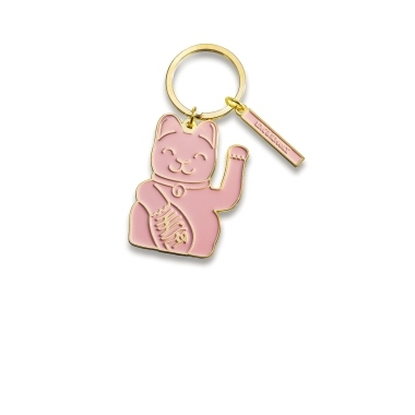 Donkey Schlüsselanhänger Lucky Cat pink von Donkey Products