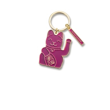 Donkey Schlüsselanhänger Lucky Cat purple Donkey Schlüsselanhänger Lucky Cat purple von Donkey Products
