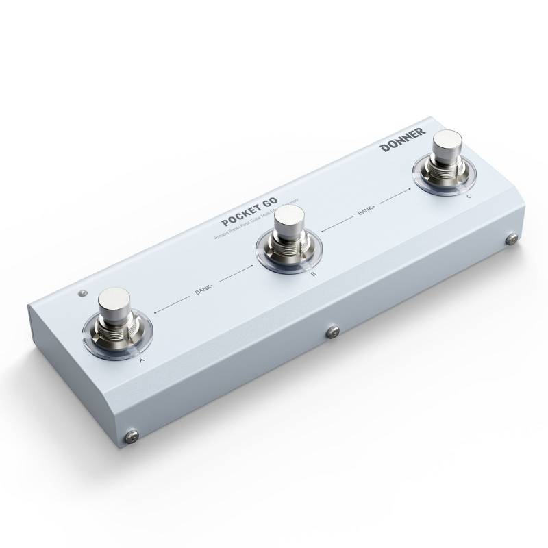 DONNER Pocket Go – Tragbarer Preset-Pedal-Multieffektprozessor für Gitarre von Donner Music - DE