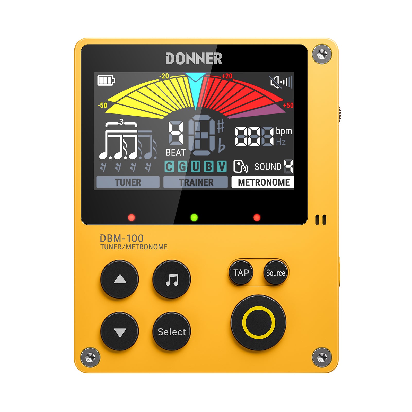Donner DBM-100 Metronom, Gelb Donner DBM-100 Metronom, Gelb von Donner Music - DE