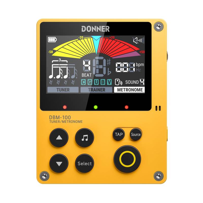 Donner DBM-100 Metronom, Gelb von Donner Music - DE