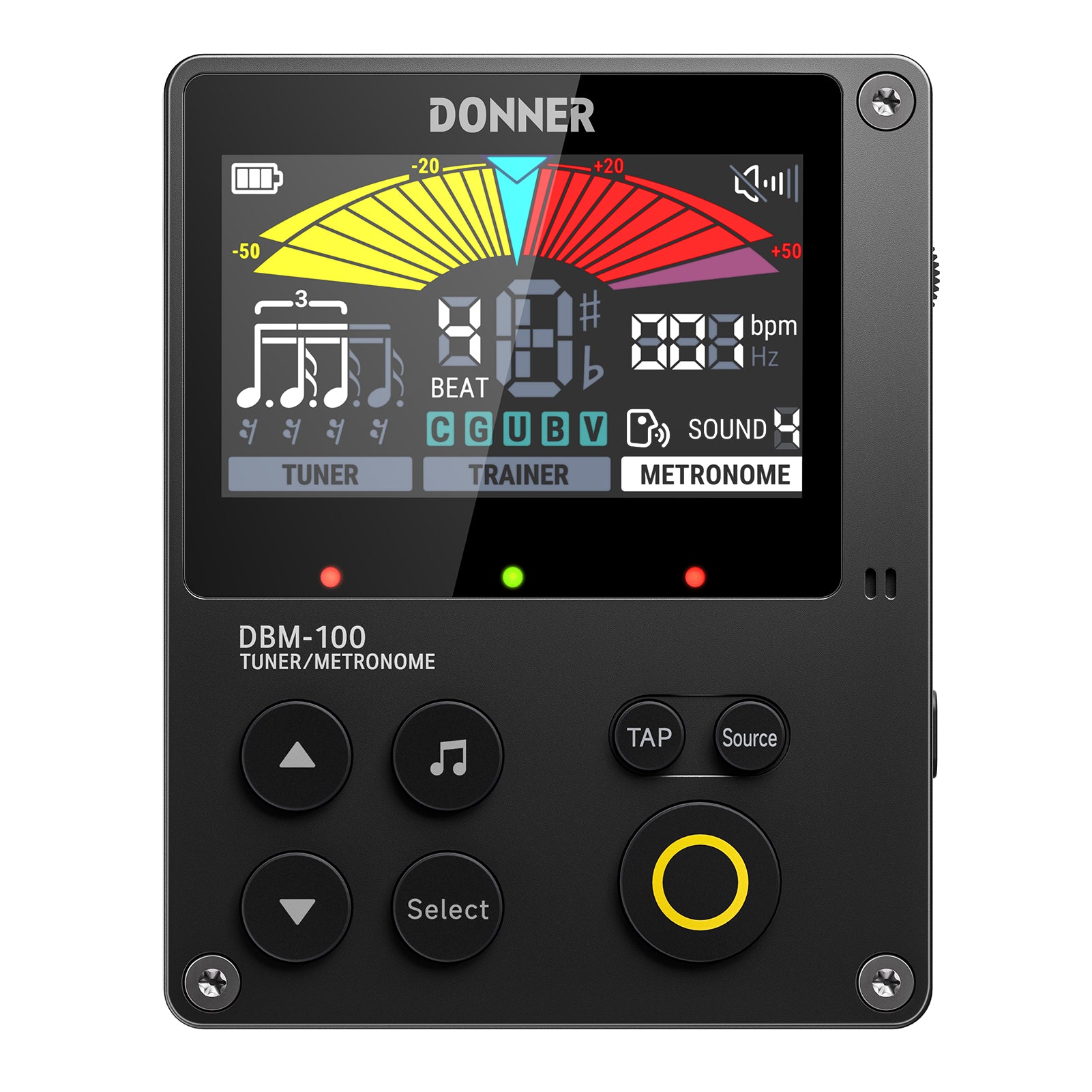 Donner DBM-100 Metronom, Schwarz Donner DBM-100 Metronom, Schwarz von Donner Music - DE