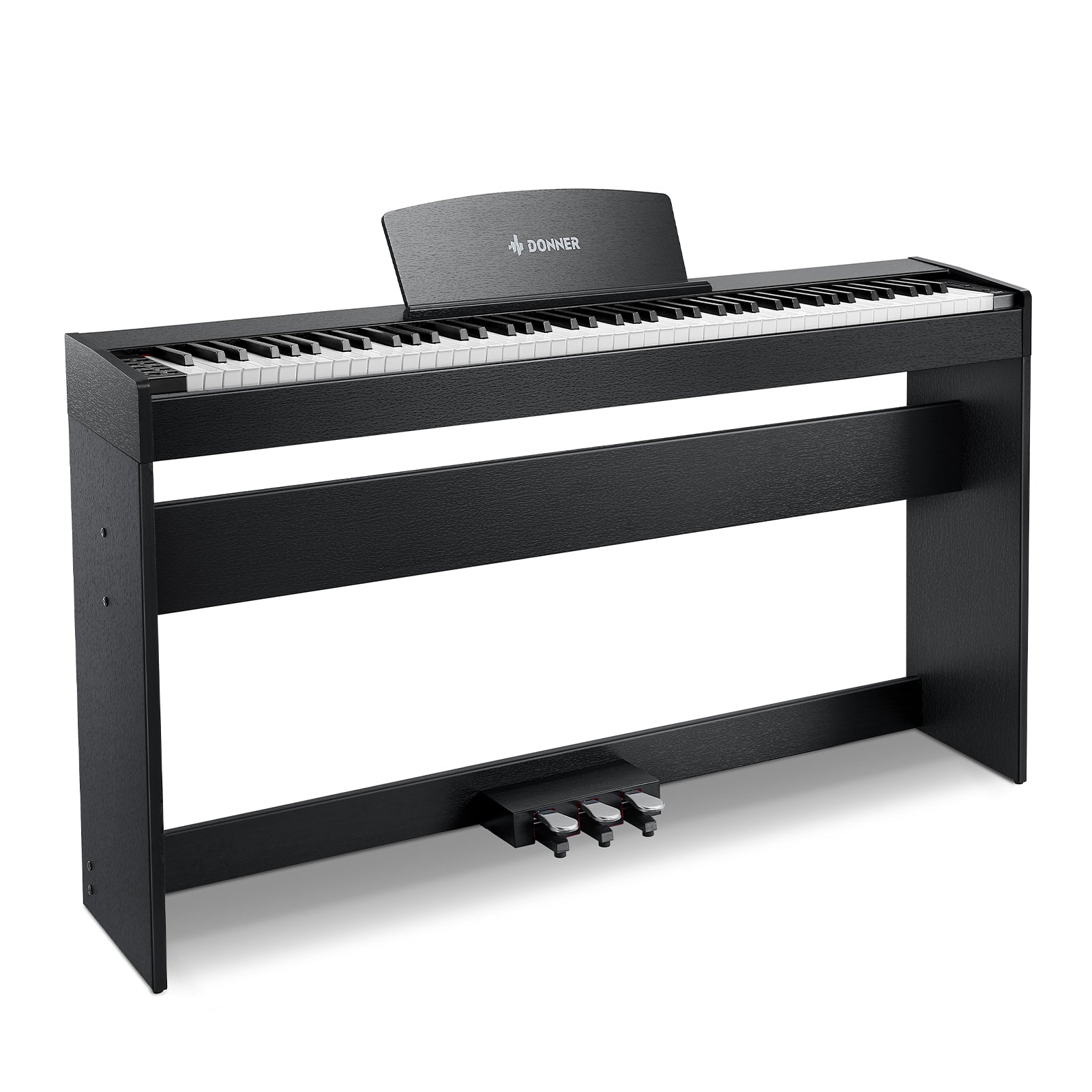 Donner DDP-50 88 Tasten Gewichtetes Digitalpiano, Schwarz / Piano von Donner Music - DE