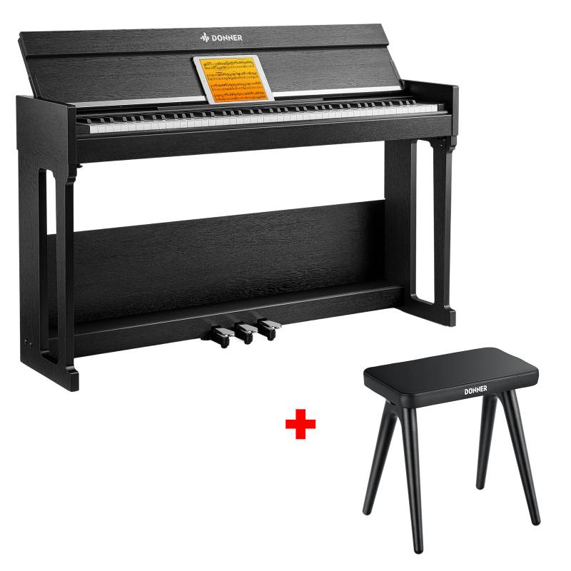 Donner DDP-90 PRO Voll Gewichtetes Digitalpiano für Zuhause, Piano + Klavierbank Donner DDP-90 PRO Voll Gewichtetes Digitalpiano für Zuhause, Piano + Klavierbank von Donner Music - DE