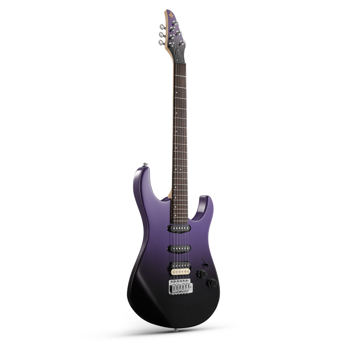 Vollgröße E-Gitarre für Anfänger mit klaren Tönen und Tremolo, Mitternachtsvioletter Farbverlauf Vollgröße E-Gitarre für Anfänger mit klaren Tönen und Tremolo, Mitternachtsvioletter Farbverlauf von Donner Music - DE