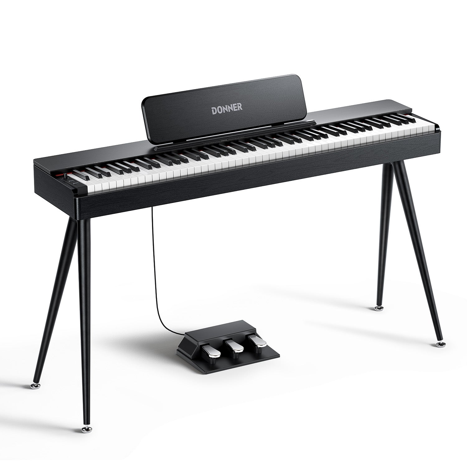 Donner OURA S100: Digitalpiano, 88 gewichtete Tasten, Schwarz / Klavier von Donner Music - DE