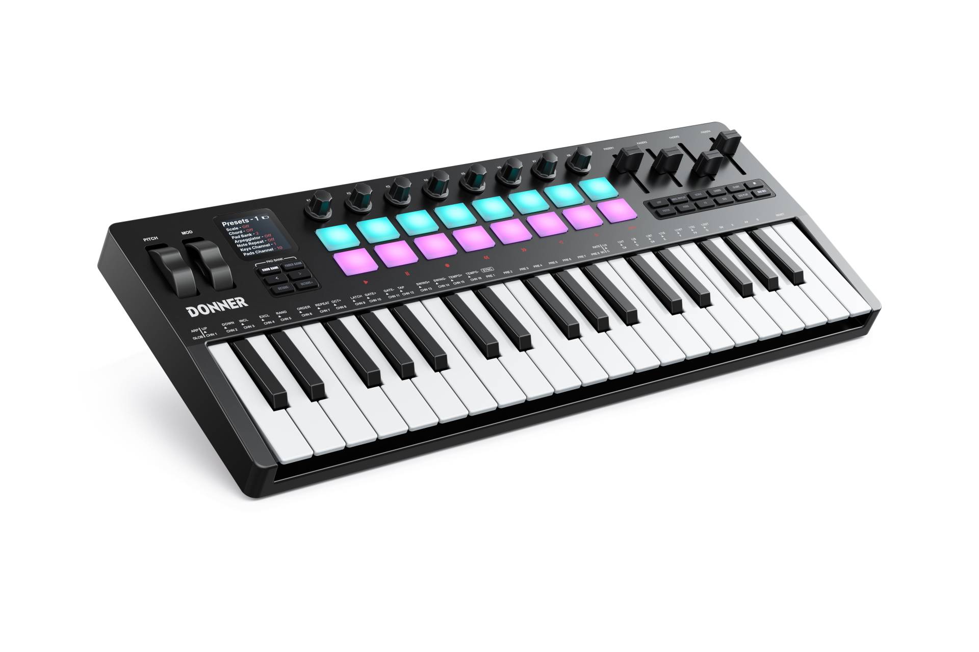 Donner Starrykey-37 Play MIDI Controller Donner Starrykey-37 Play MIDI Controller von Donner Music - DE