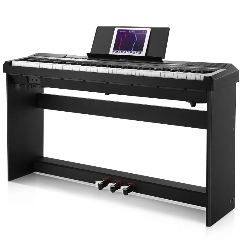 Donner DEP-10 Digitalpiano mit 88 halbgewichteten Tasten Keyboard Set - DEP-10 Digitalpiano von Donner