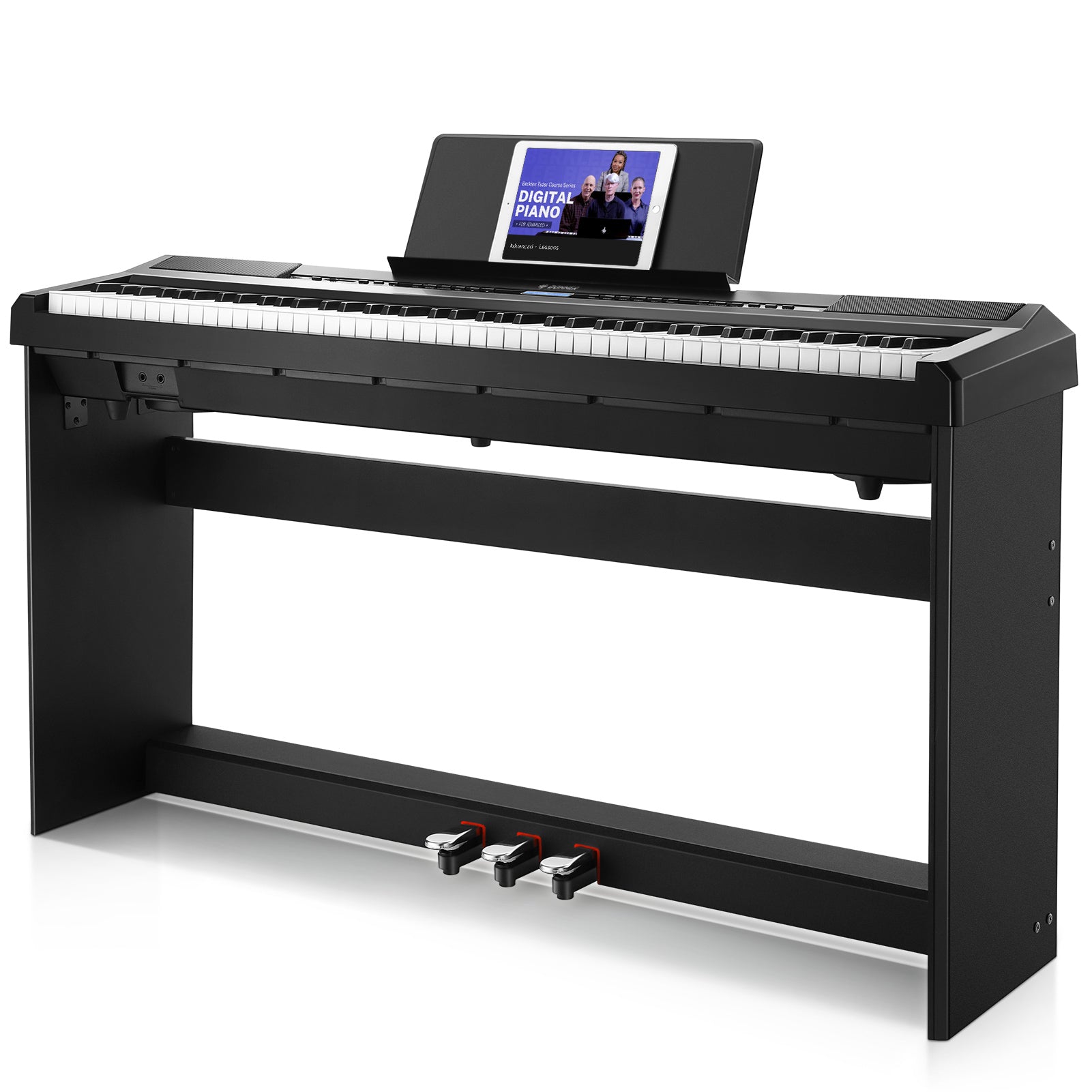 Donner DEP-20S E-Piano 88 Epiano Keyboard Hammermechanik Gewichteten Anfänger Digital Piano, Schwarz / E-Piano Donner DEP-20S E-Piano 88 Epiano Keyboard Hammermechanik Gewichteten Anfänger Digital Piano, Schwarz / E-Piano von Donner