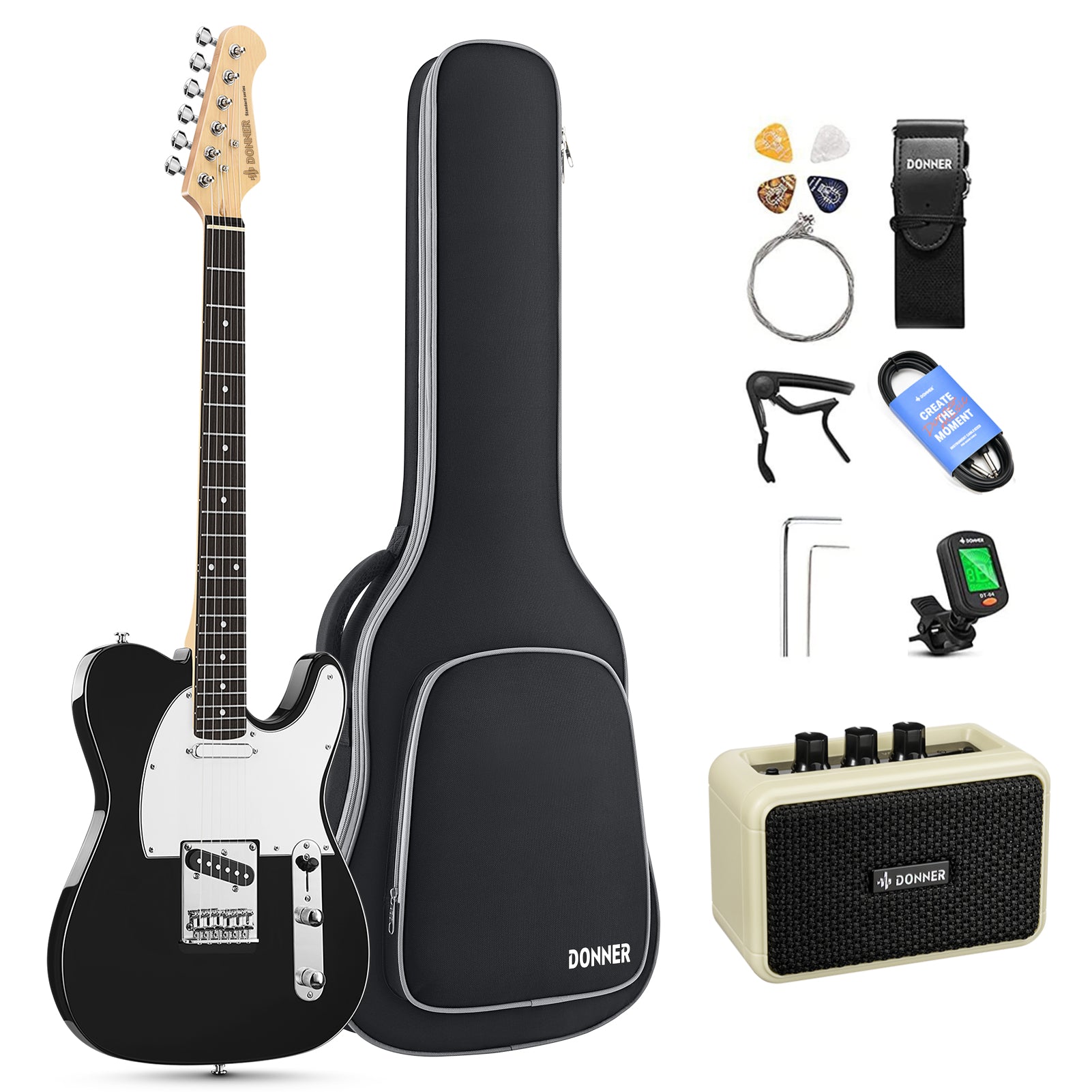 Donner DTL-100 E-Gitarre Set Donner DTL-100 E-Gitarre Set von Donner