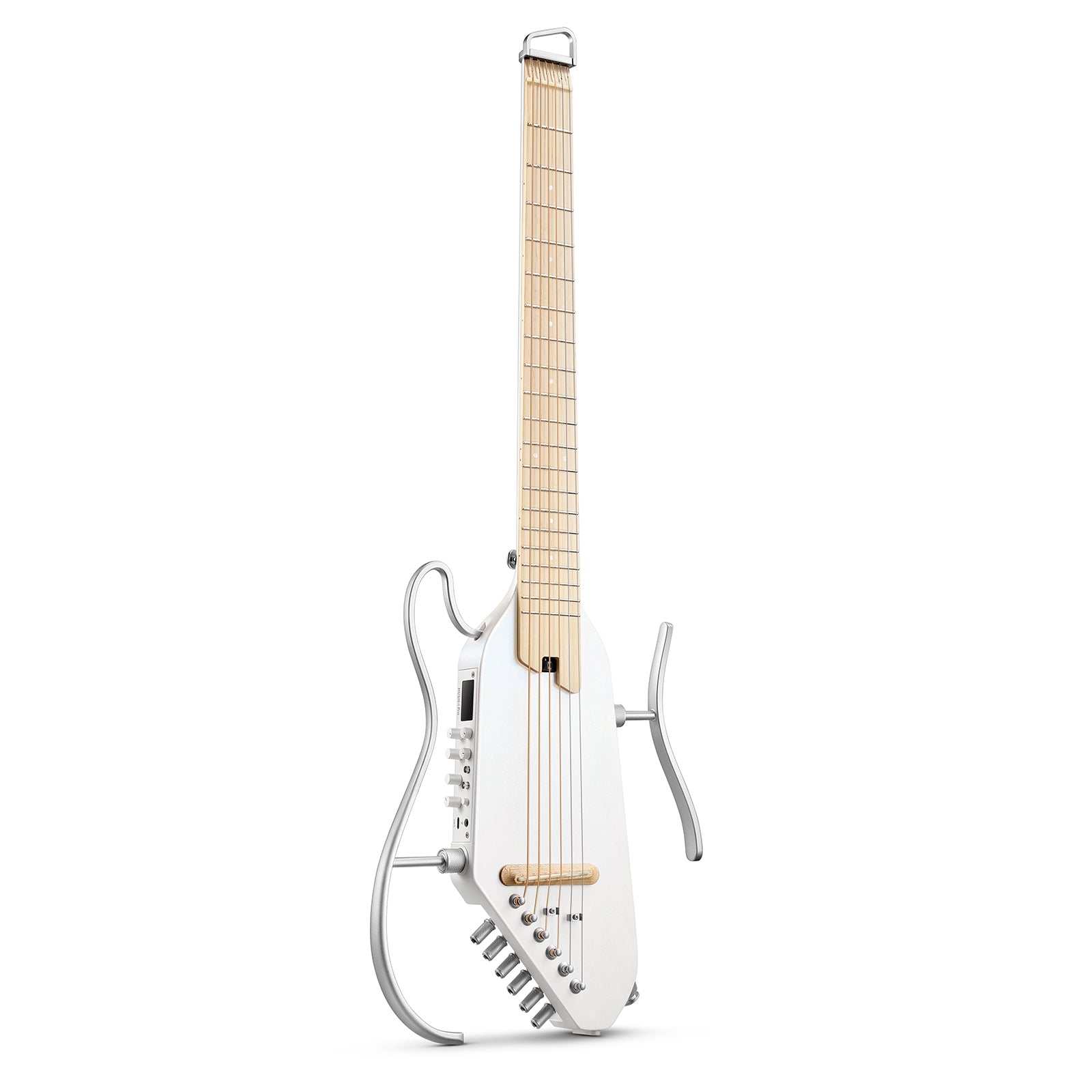 Donner HUSH-I Pro Gitarre Multi-Sound-Modus Tragbare Reisegitarre, Weiß / Gitarre Donner HUSH-I Pro Gitarre Multi-Sound-Modus Tragbare Reisegitarre, Weiß / Gitarre von Donner