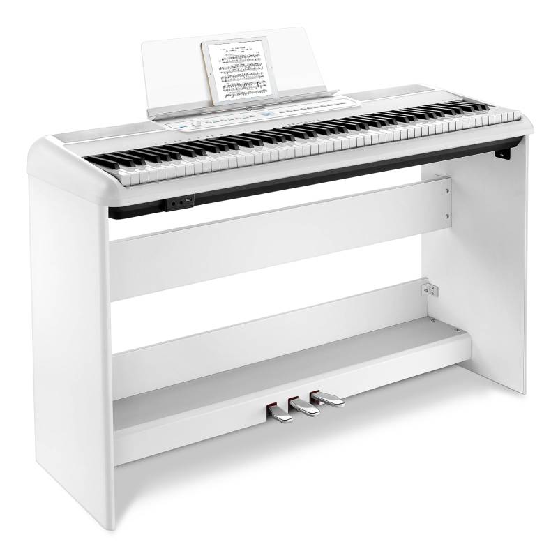 Donner SE-1 Digitalpiano mit 88 Tasten, Weiß / Piano von Donner