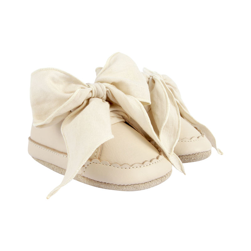 Krabbelschuhe LONNY in cream von Donsje