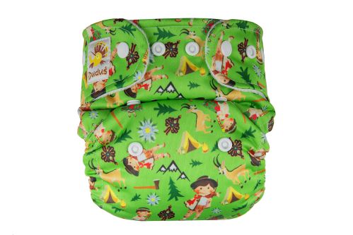 Doodush Coolmax Pocket ohne Einlage - Größe 2 (5 - 13 kg) Green Mountains von Doodush