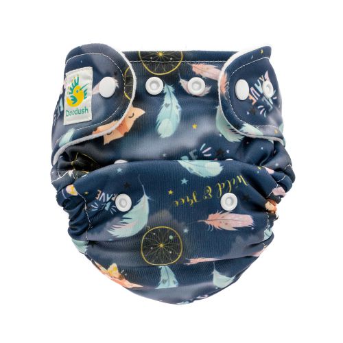 Doodush Coolmax Pocket ohne Einlage - Navy Boho Größe 2 (5 - 13 kg) von Doodush