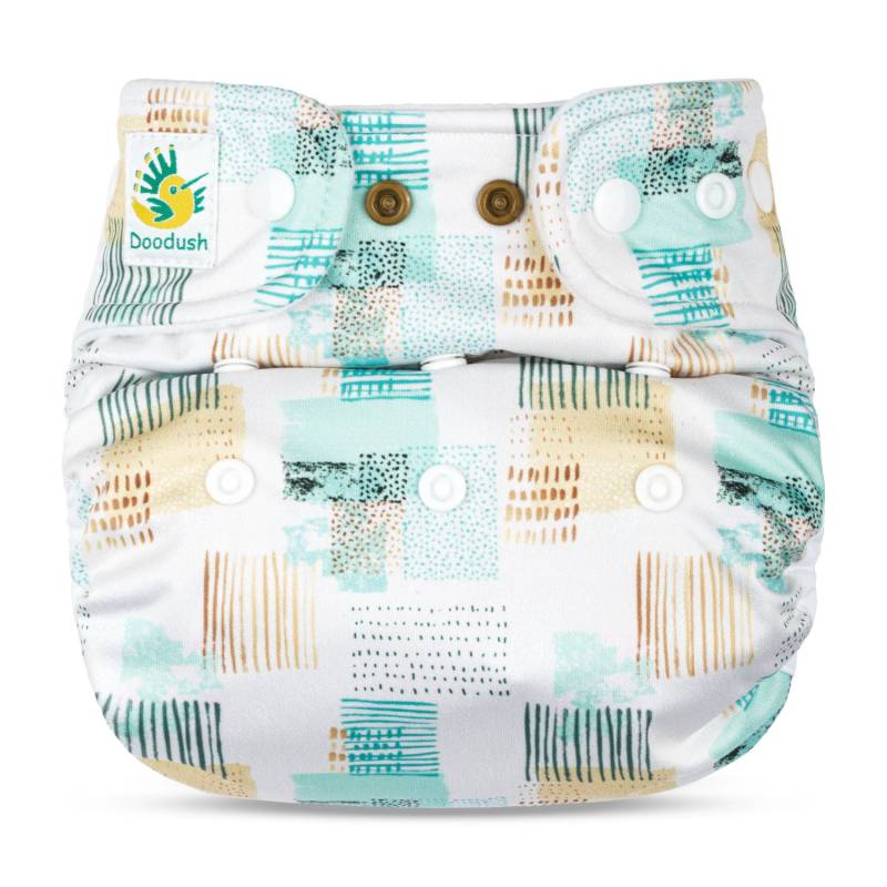 Doodush Überhose One Size - Pastel Patchwork von Doodush