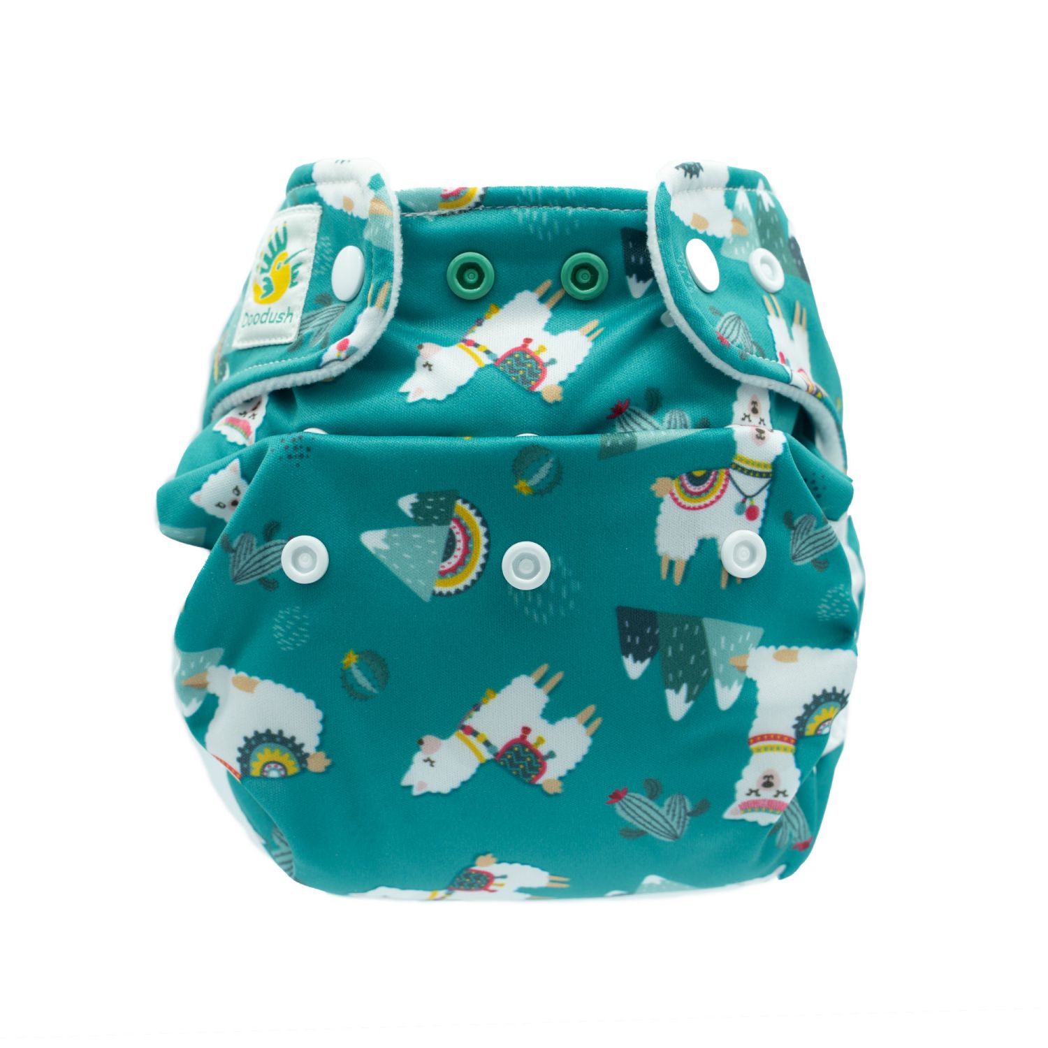 Doodush Überhose One Size - Turquoise Llamas von Doodush