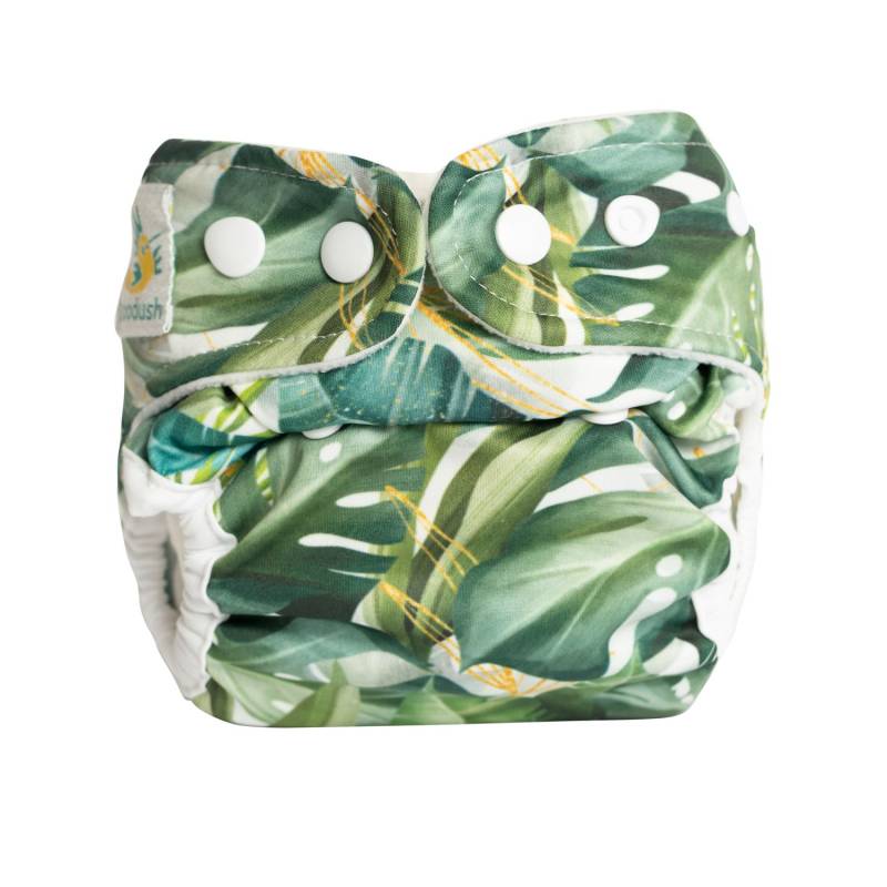 Doodush Überhose für Neugeborene - Green Leaves von Doodush