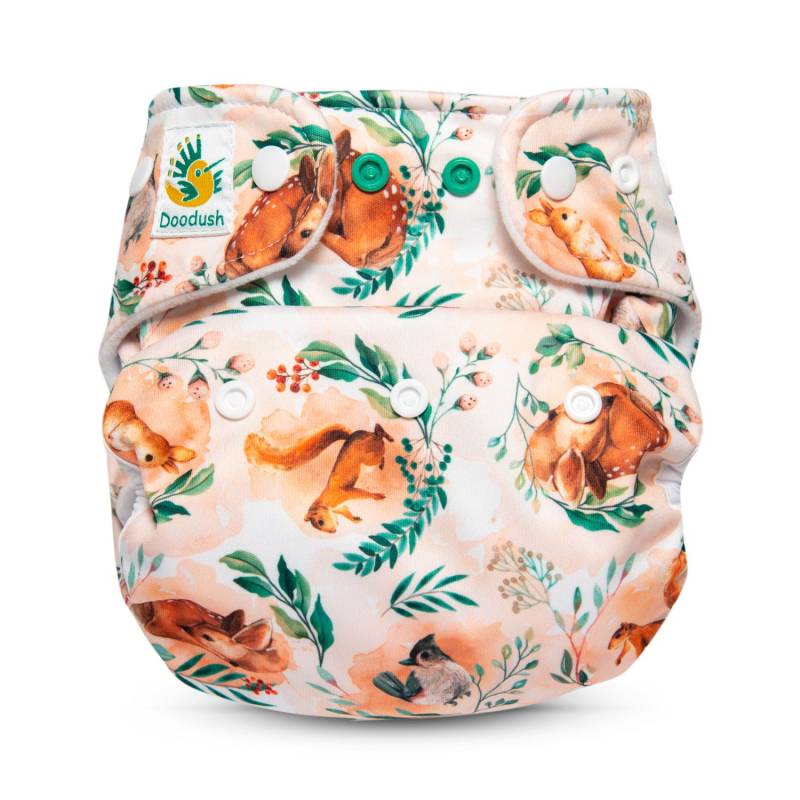 Doodush Überhose für Neugeborene - Painted Animals von Doodush