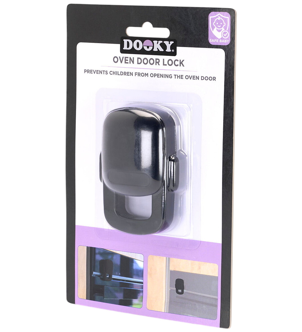 Dooky Kindersicherung für Backofen - Schwarz - Dooky - One Size - Sicherheitsausrüstung von Dooky