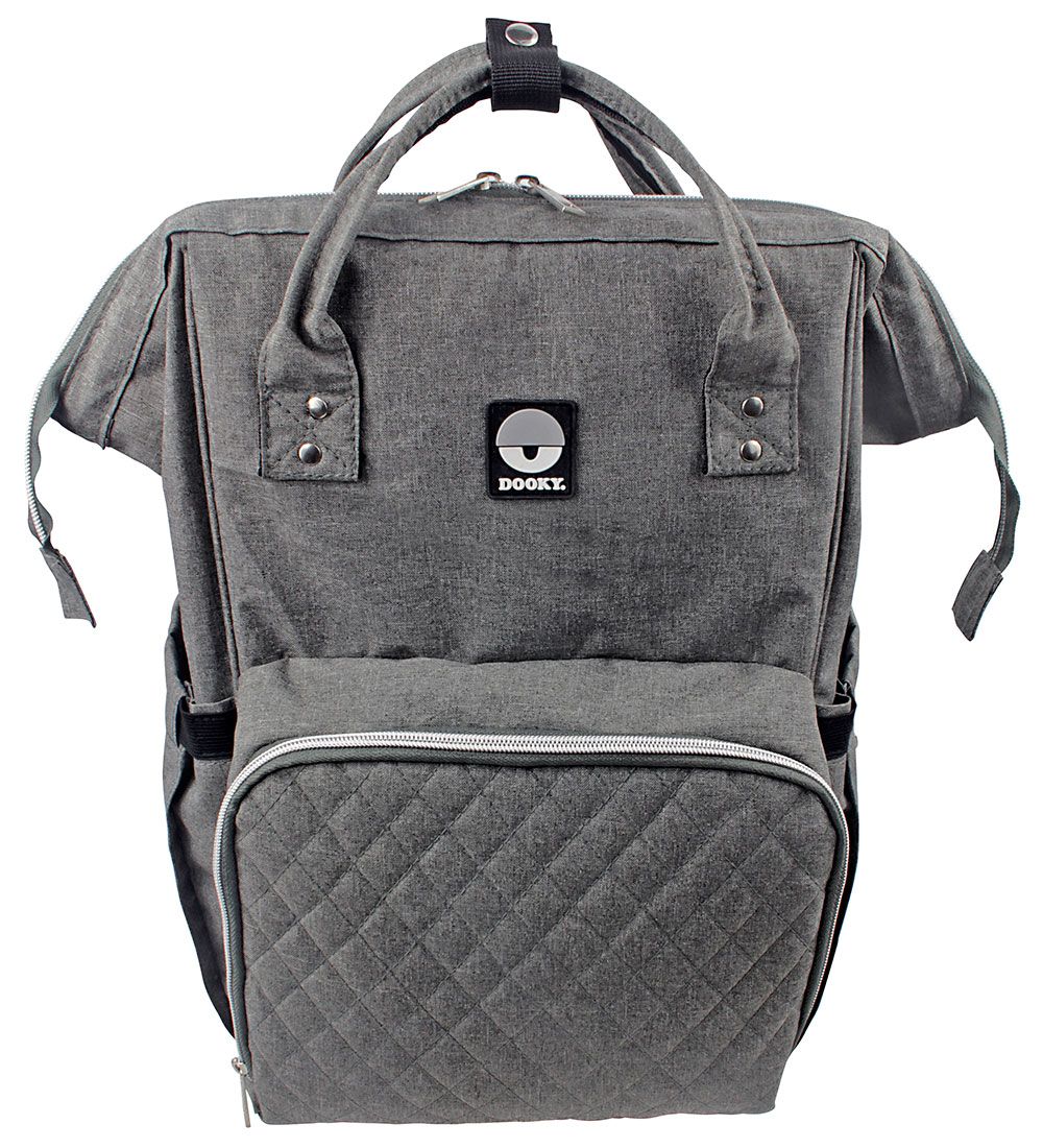 Dooky Wickeltasche Rucksack - Groß - Grey Melange - Dooky - One Size - Wickeltaschen Dooky Wickeltasche Rucksack - Groß - Grey Melange - Dooky - One Size - Wickeltaschen von Dooky