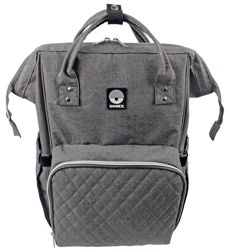 Dooky Wickeltasche Rucksack - Groß - Grey Melange - Dooky - One Size - Wickeltaschen Dooky Wickeltasche Rucksack - Groß - Grey Melange - Dooky - One Size - Wickeltaschen von Dooky
