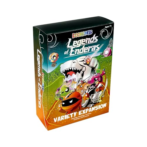 Doomlings Kartenspiel: Legends of Enderas Expansion - Collectible Mystery Holofoils Gold Pack (7 neue Holofoils) | 2–6 Spieler, ab 8 Jahren (5-in-1-Erweiterung) Doomlings Kartenspiel: Legends of Enderas Expansion - Collectible Mystery Holofoils Gold Pack (7 neue Holofoils) | 2–6 Spieler, ab 8 Jahren (5-in-1-Erweiterung) von Doomlings