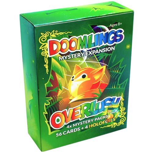 Doomlings Overlush Erweiterung – Geheimnisvolles Erweiterungspaket mit 60 Karten, einschließlich Neuer Eigenschaften, Zeitalter und Katastrophen Kartenspiel Doomlings Overlush Erweiterung – Geheimnisvolles Erweiterungspaket mit 60 Karten, einschließlich Neuer Eigenschaften, Zeitalter und Katastrophen Kartenspiel von Doomlings