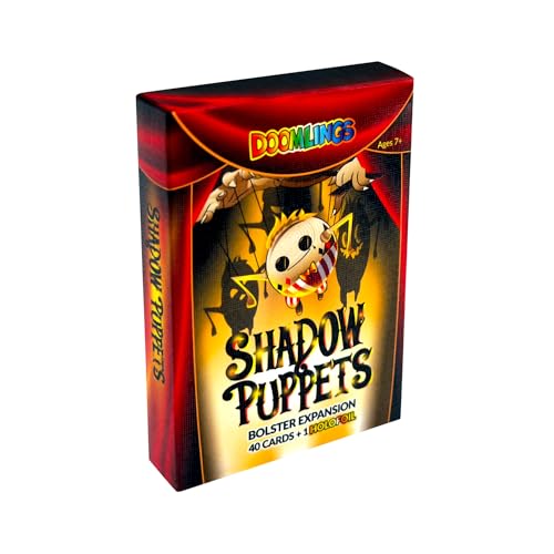Shadow Puppets Bolster Erweiterung für Doomlings – Einführung von 40 neuen Karten und vier eindringlichen neuen Arten von Verderbnissen: Tiefe, Glitterlinge, Mondlinge und Fuzelings (40 Shadow Puppets Bolster Erweiterung für Doomlings – Einführung von 40 neuen Karten und vier eindringlichen neuen Arten von Verderbnissen: Tiefe, Glitterlinge, Mondlinge und Fuzelings (40 von Doomlings