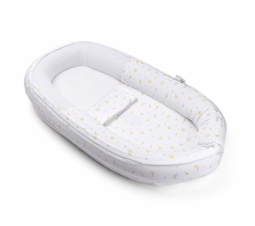 Doomoo Cocoon Babynest Blumen, Gelb Doomoo Cocoon Babynest Blumen, Gelb von Doomoo