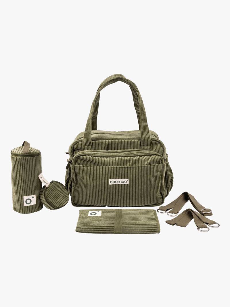 Doomoo Wickeltasche mit Zubehör, Cord Khaki Doomoo Wickeltasche mit Zubehör, Cord Khaki von Doomoo
