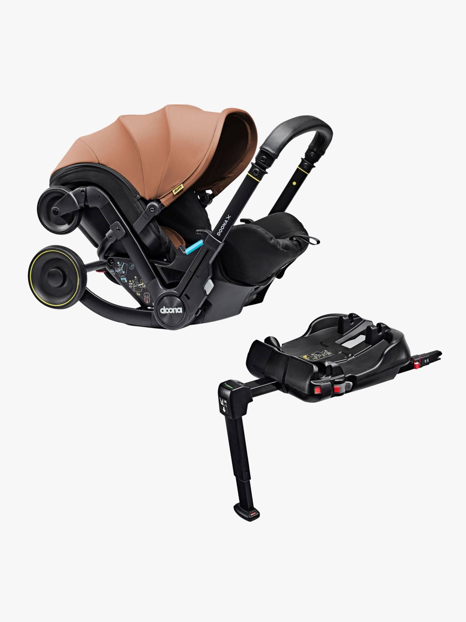 Doona X Babyschale inkl. ISOFIX-Basis, Terracotta von Doona