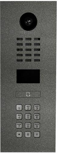 DoorBird D2101KV IP-Video-Türsprechanlage LAN Außeneinheit Edelstahl V2A, DB703 Eisenglimmer (seid von DoorBird