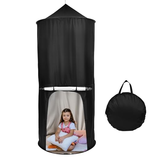 Doovasen Sensorisches Zelt für Kinder zum Spielen und Entspannen - Pop-up Höhle - Abgehängtes Design - Pop-up kinderzelt für drinnen Sensory Den Verdunkelungszelt für Zuhause oder Schule von Doovasen