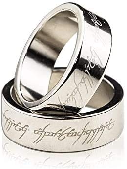 Doowops PK Ring Buchstaben Magische Ringe Stark Magnet Ring Zubehör Bühne Magic Tricks Gimmick (18mm) von Doowops
