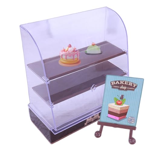 Dopsyesn Miniatur -Bäckereikabinett, Miniaturbäckerei Fall,Puppenhauskuchen Bread Stand | Hand Craft Playhouse Grocery Store Ornament für Ostercamping -Reise Fantasie Dopsyesn Miniatur -Bäckereikabinett, Miniaturbäckerei Fall,Puppenhauskuchen Bread Stand | Hand Craft Playhouse Grocery Store Ornament für Ostercamping -Reise Fantasie von Dopsyesn