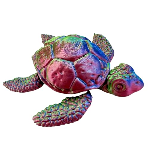 Dopsyesn Schildkröten Fidget Spielzeug - 3D gedruckte bewegliche Meeresschildkröten Statue für den Tisch - Wohnaccessoire Kompakte Tier Figur Für Jugendliche Erwachsene Dopsyesn Schildkröten Fidget Spielzeug - 3D gedruckte bewegliche Meeresschildkröten Statue für den Tisch - Wohnaccessoire Kompakte Tier Figur Für Jugendliche Erwachsene von Dopsyesn