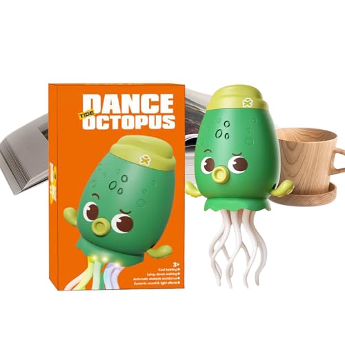 Dopsyesn Tanzspielzeug | Krabbelnder Oktopus Elektrische Tanzspielware,Beleuchteter Zappelbegleiter Mit Hindernisvermeidung Für Kinder Kleinkinder Dopsyesn Tanzspielzeug | Krabbelnder Oktopus Elektrische Tanzspielware,Beleuchteter Zappelbegleiter Mit Hindernisvermeidung Für Kinder Kleinkinder von Dopsyesn