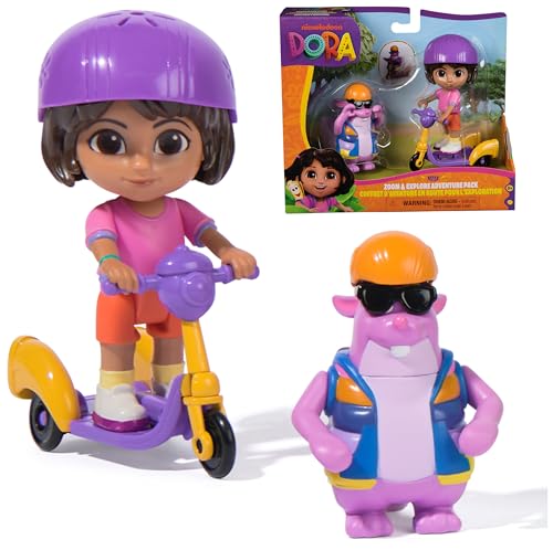 Dora Abenteuer Pack mit Eichhörnchen Tico - Mini-Spielset mit 2 Figuren (ca. 9 cm) und einem Accessoire mit Funktion, für fantasievolles Spielen, für Kinder ab 3 Jahren von Dora the Explorer